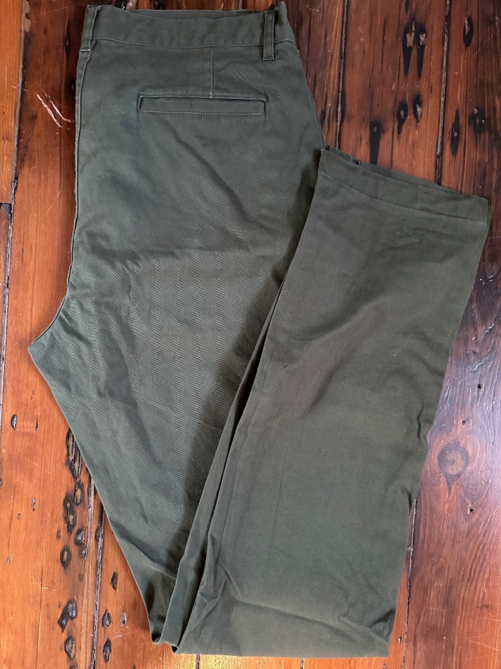 Taylor Stitch Olive Slim Democratic Chino,Size 35